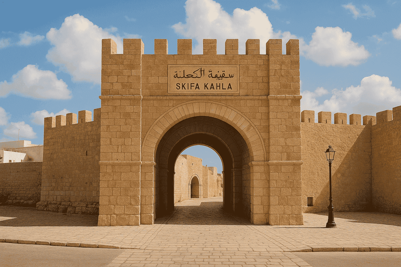 Skifa Kahla, l'entrée historique de la médina de Mahdia