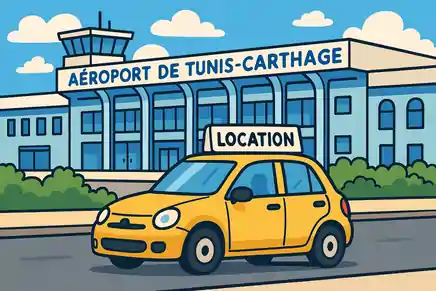 Location voiture Tunis-Carthage (TUN)
