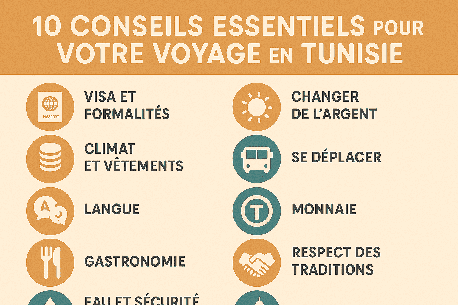 Image for article: 15 Conseils Essentiels pour Votre Voyage en Tunisie en 2025