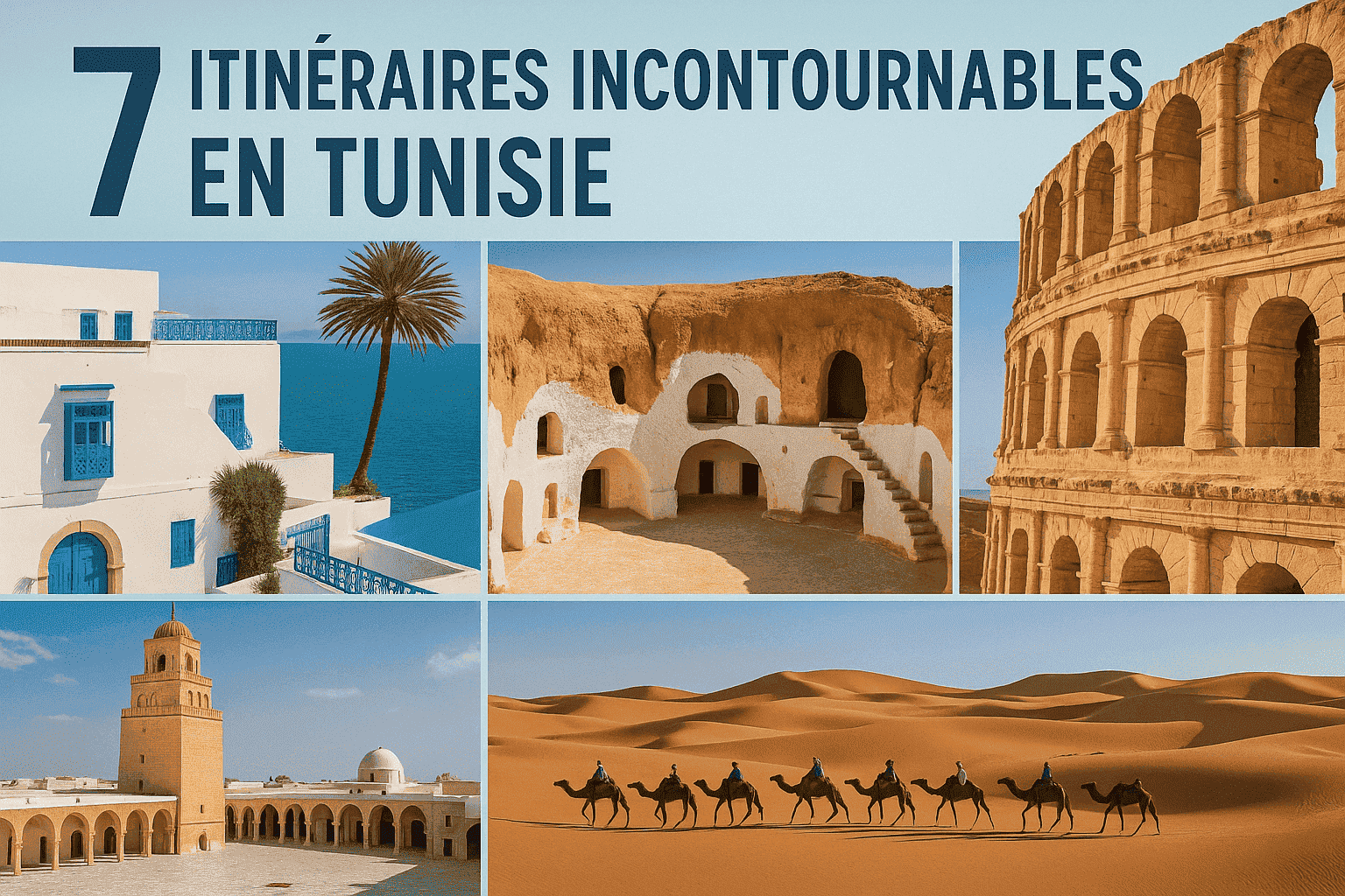 Image for article: 7 Itinéraires Incontournables en Tunisie pour 2025