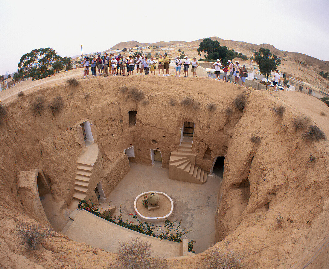 Troglodyte underground house in Matmata, Star Wars filming location